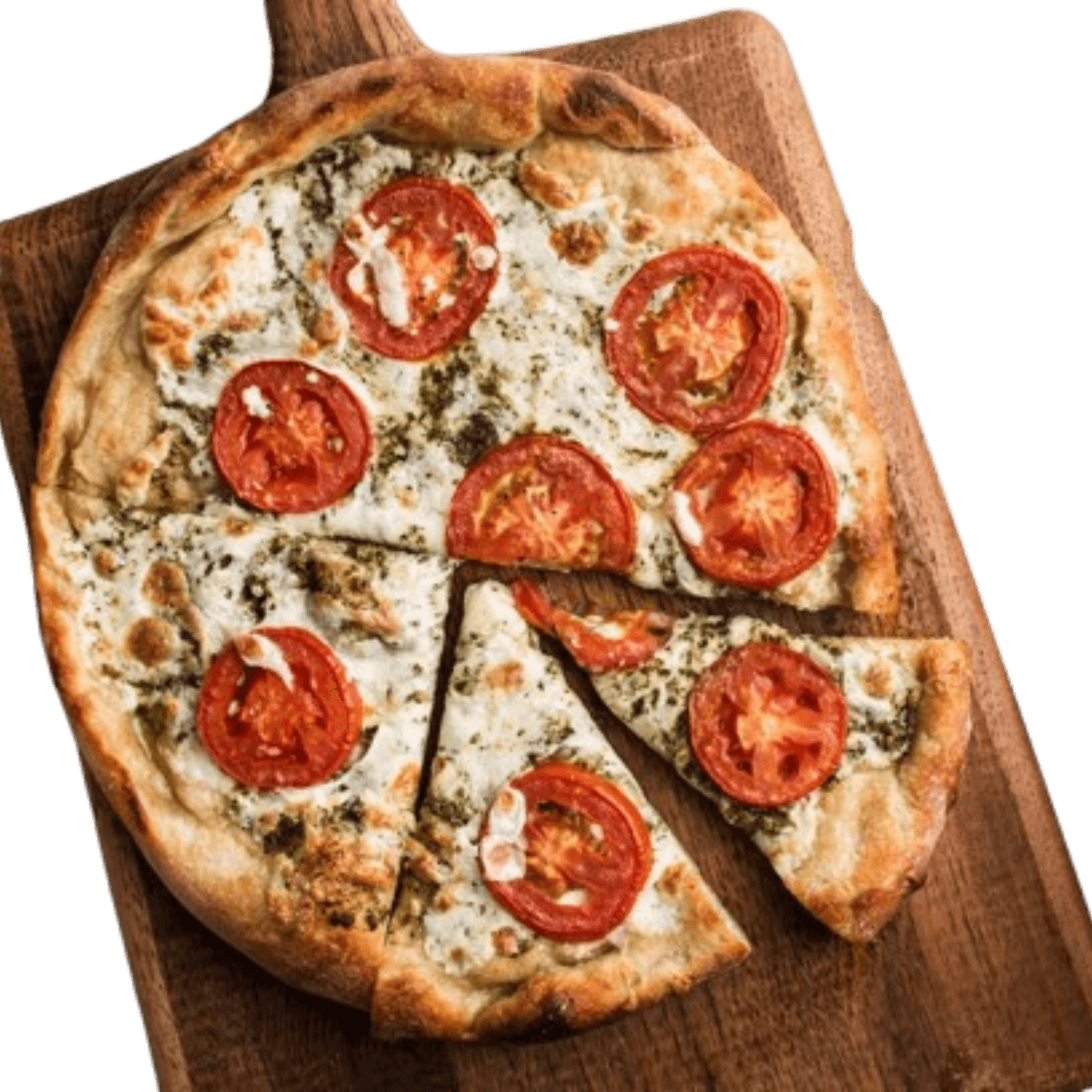 Tomato Basil Pesto Pizza