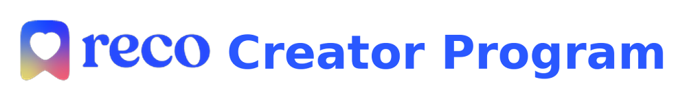 Reco Creator Program Lockup